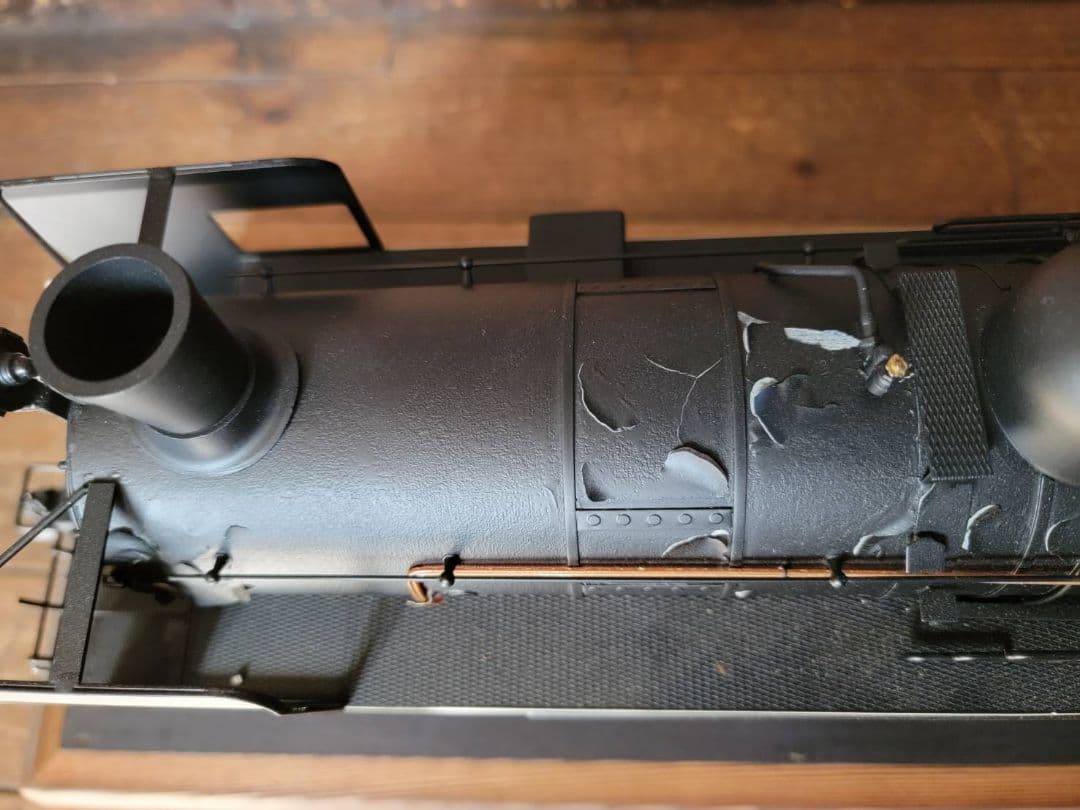 ポニョ様専用蒸気機関車 C571型 車輪駆動 ライト点灯 アンティーク