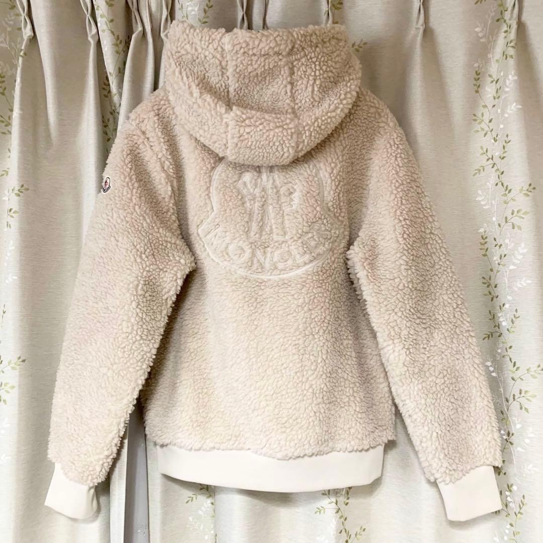 MONCLER MAGLIA APERTA CON ZIP ボア フリース - メルカリ