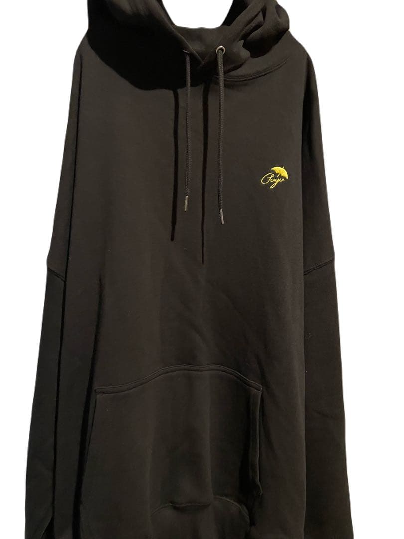 美品　ツユ　アパレル 過去囚われパーカー ブラック ビッグシルエット　TUYU