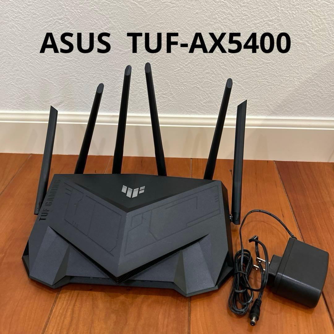 ASUS TUF-AX5400 無線ルーター ASUS TUF Gaming AX5400 レビュー。最大4804MbpsのゲーミングWi-Fi