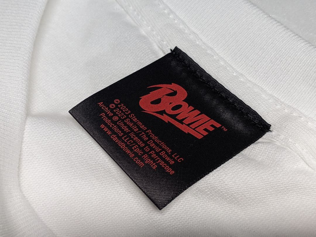 新品 David Bowie デヴィッドボウイ バンドTシャツ シャツ ロンT