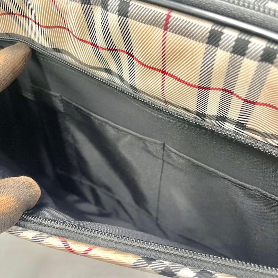 極美品/希少】バーバリーブルーレーベル キャリーバッグ ノバチェック