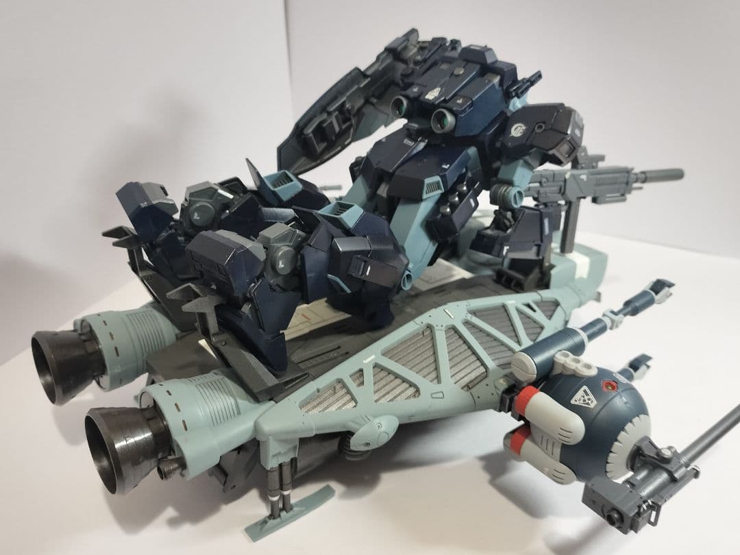 MGジェスタ＋89式ベースジャバー＋HGUCボール2体セット、塗装済、合体