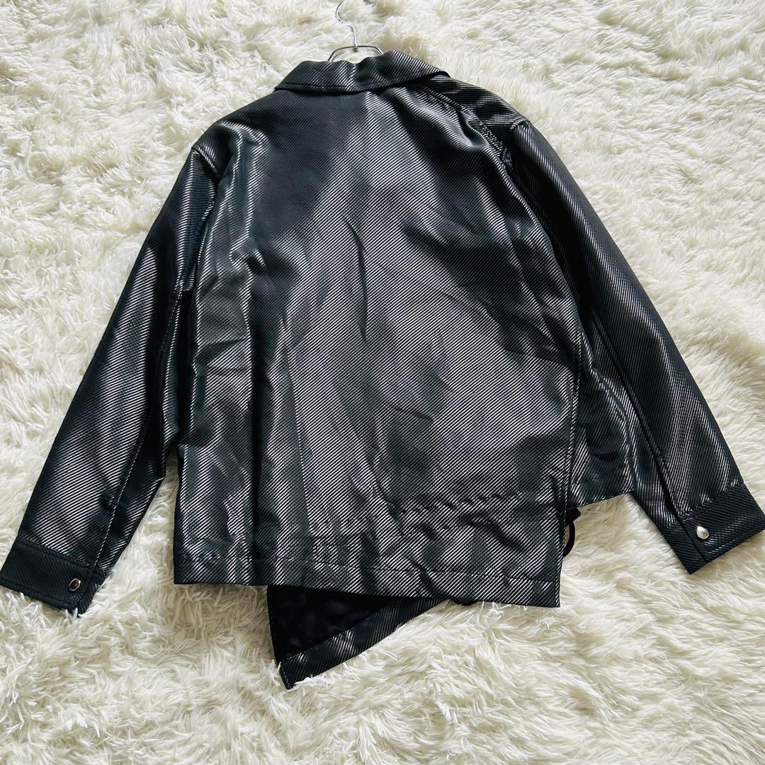 極美品】22ss ブラック コムデ ギャルソン ねじれ コーチ ジャケット