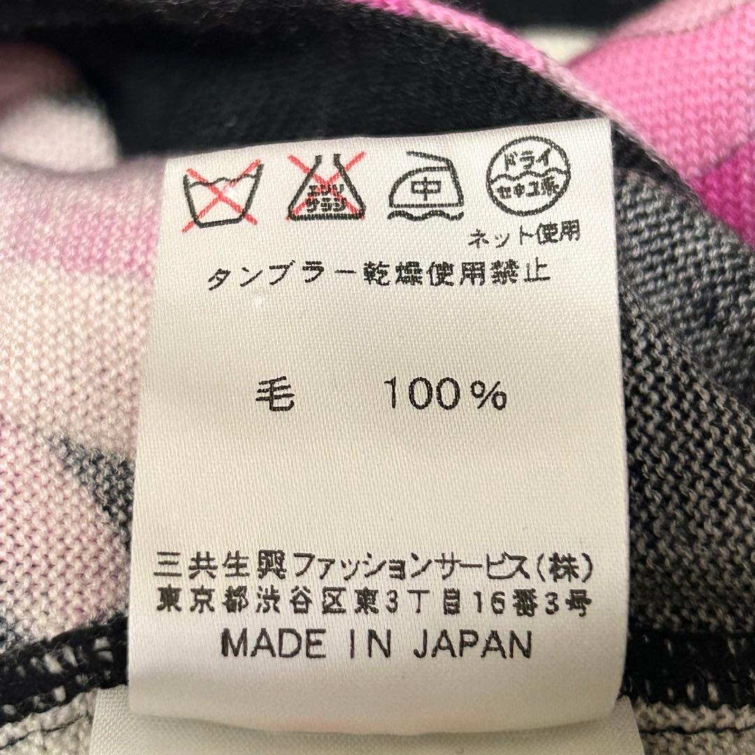 LEONARD SPORTS カットソー【38】花柄 vネック ウール 日本製 - メルカリ