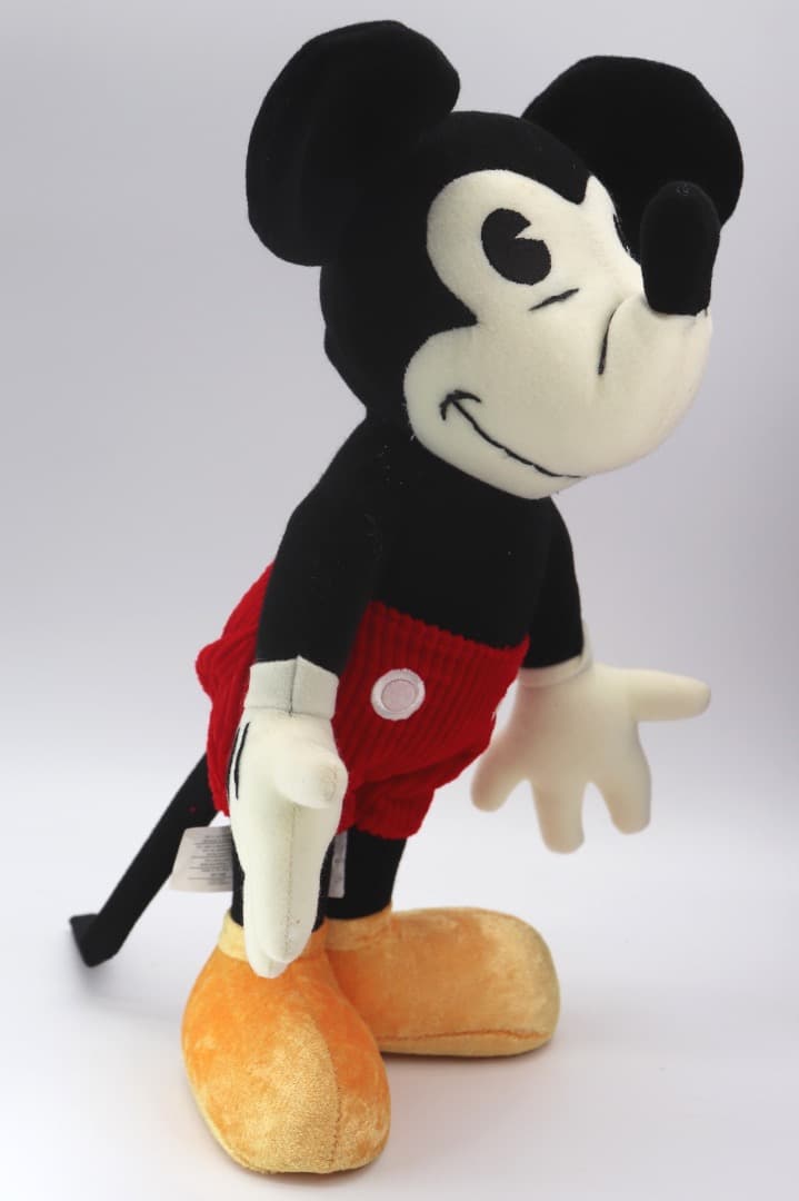 75周年ミッキーマウス ぬいぐるみ 約34cm レアアイテム
