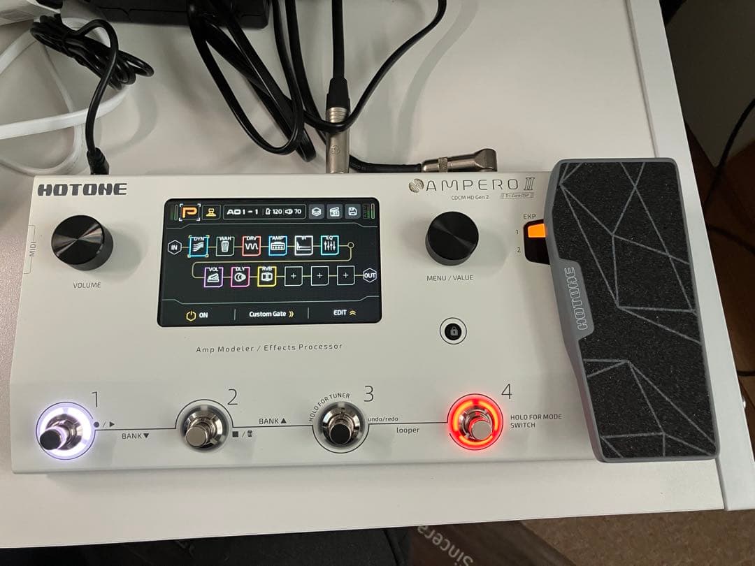 HOTONE Ampero Ⅱ マルチエフェクター 新品同様 HOTONE | AMPERO Ⅱ | マルチ・エフェクター | 製品情報