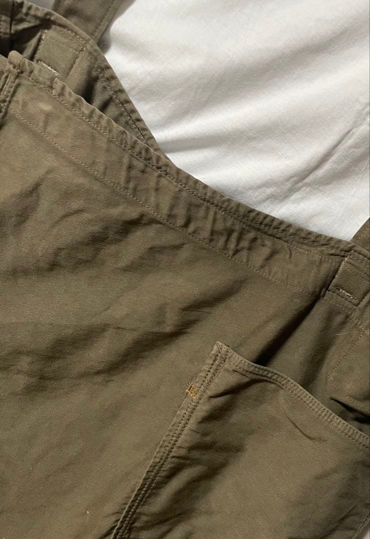 45R麦サテンの秋色エプロンドレス ロング丈 - メルカリ