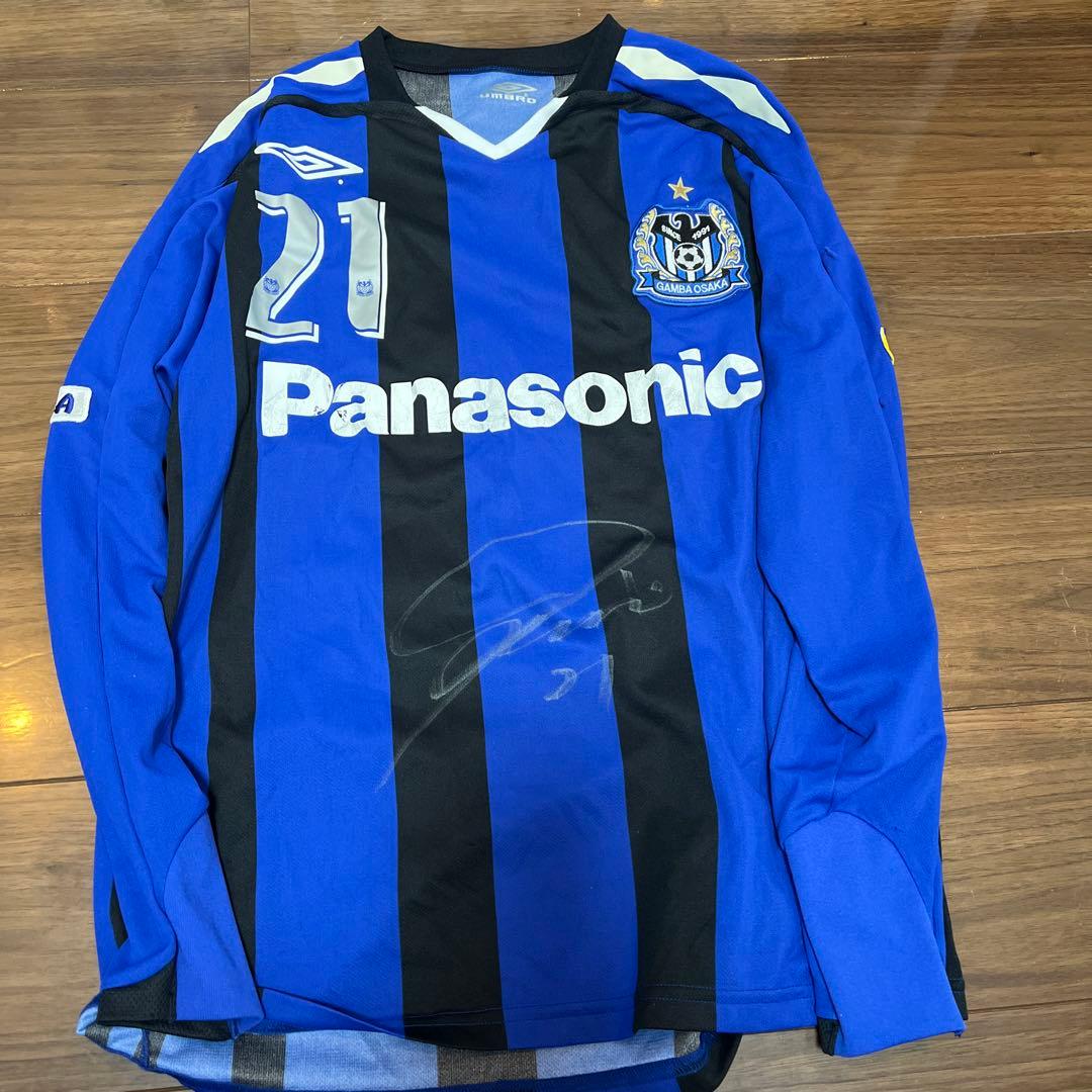 ガンバ大阪 ユニフォーム 長袖 2007〜2008 21 加地亮 S〜SS - メルカリ