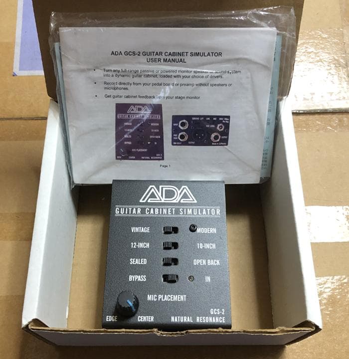 ADA GCS-2 ギター キャビネット シミュレーター (検 MP-1)