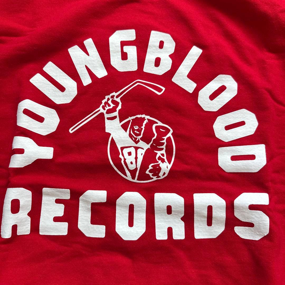 YOUNGBLOOD RECORDS Sweat スウェット M 赤