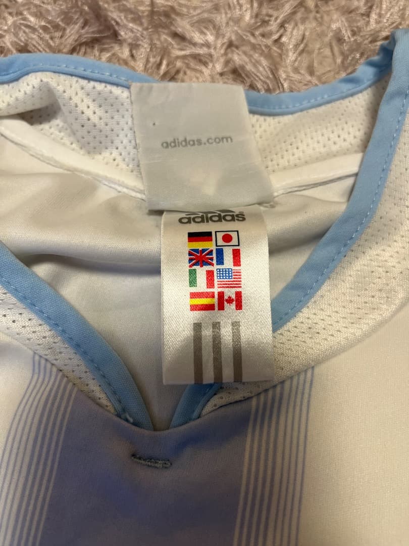 アディダス 2002年 サッカー アルゼンチン代表 ユニフォーム XLサイズ