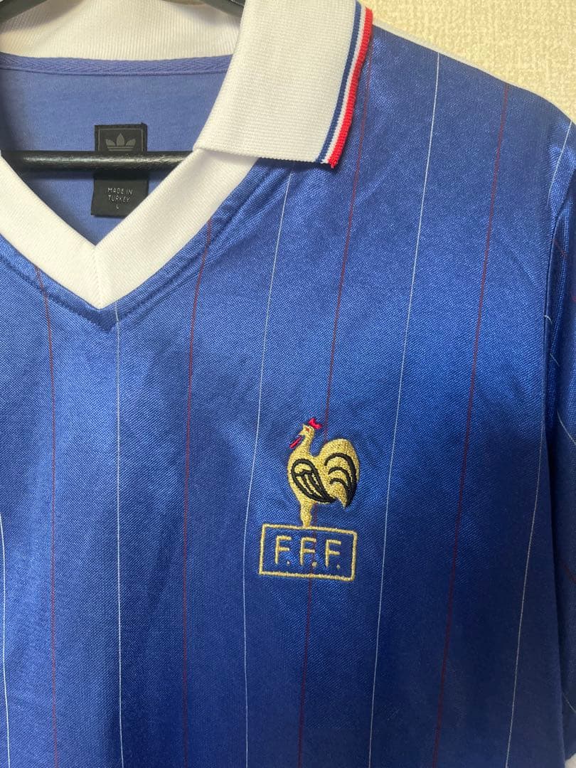 激レア フランス代表 1970年代 プラティニ ユニフォーム 復刻 90s L