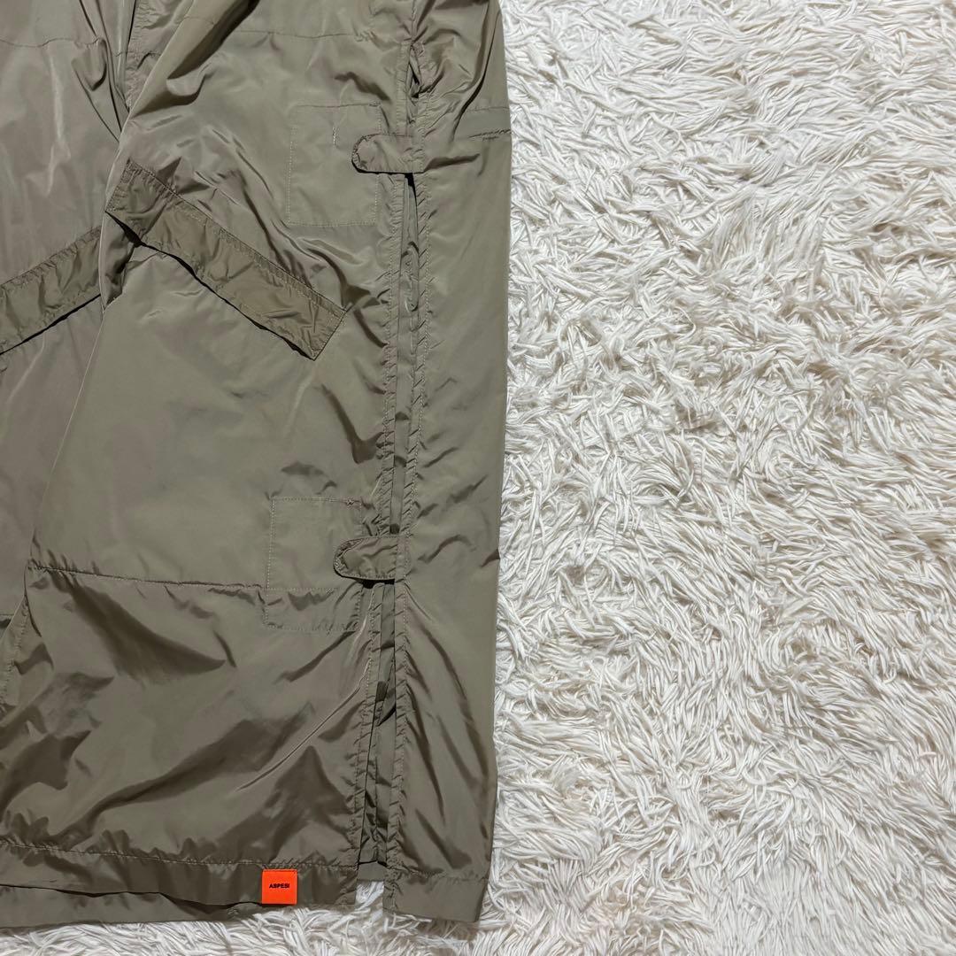 現行タグ アスペジ JUMPCOAT2 ステンカラーコート 撥水ナイロン レイン