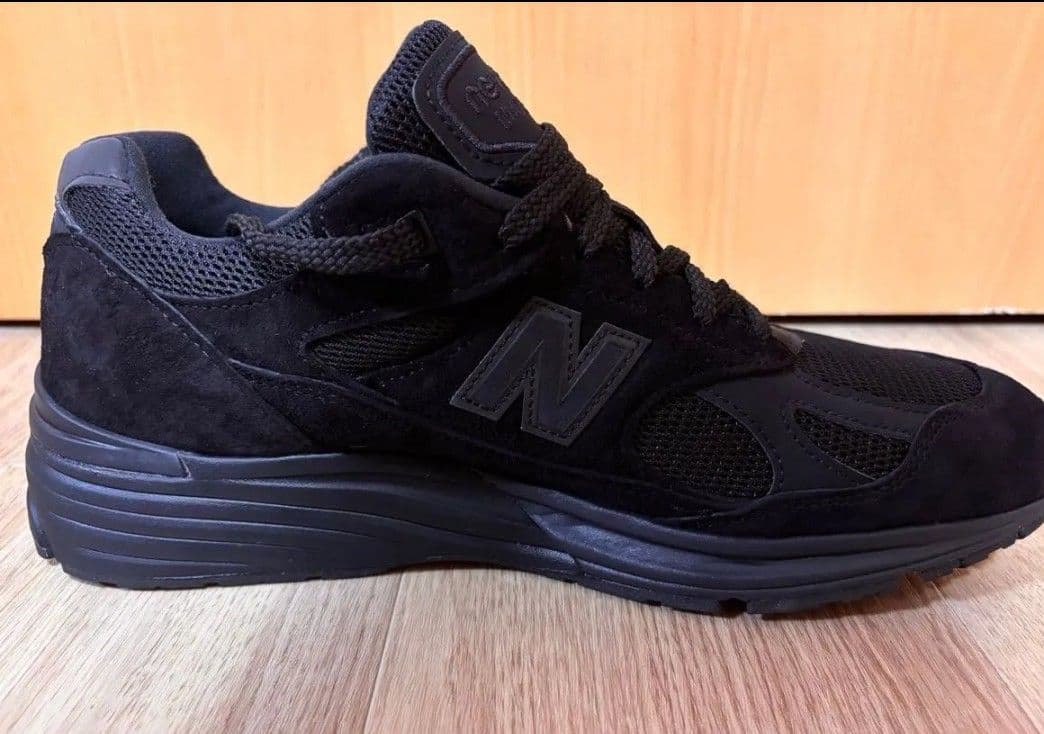 靴 New Balance 991V2 Triple Black 27.5cm