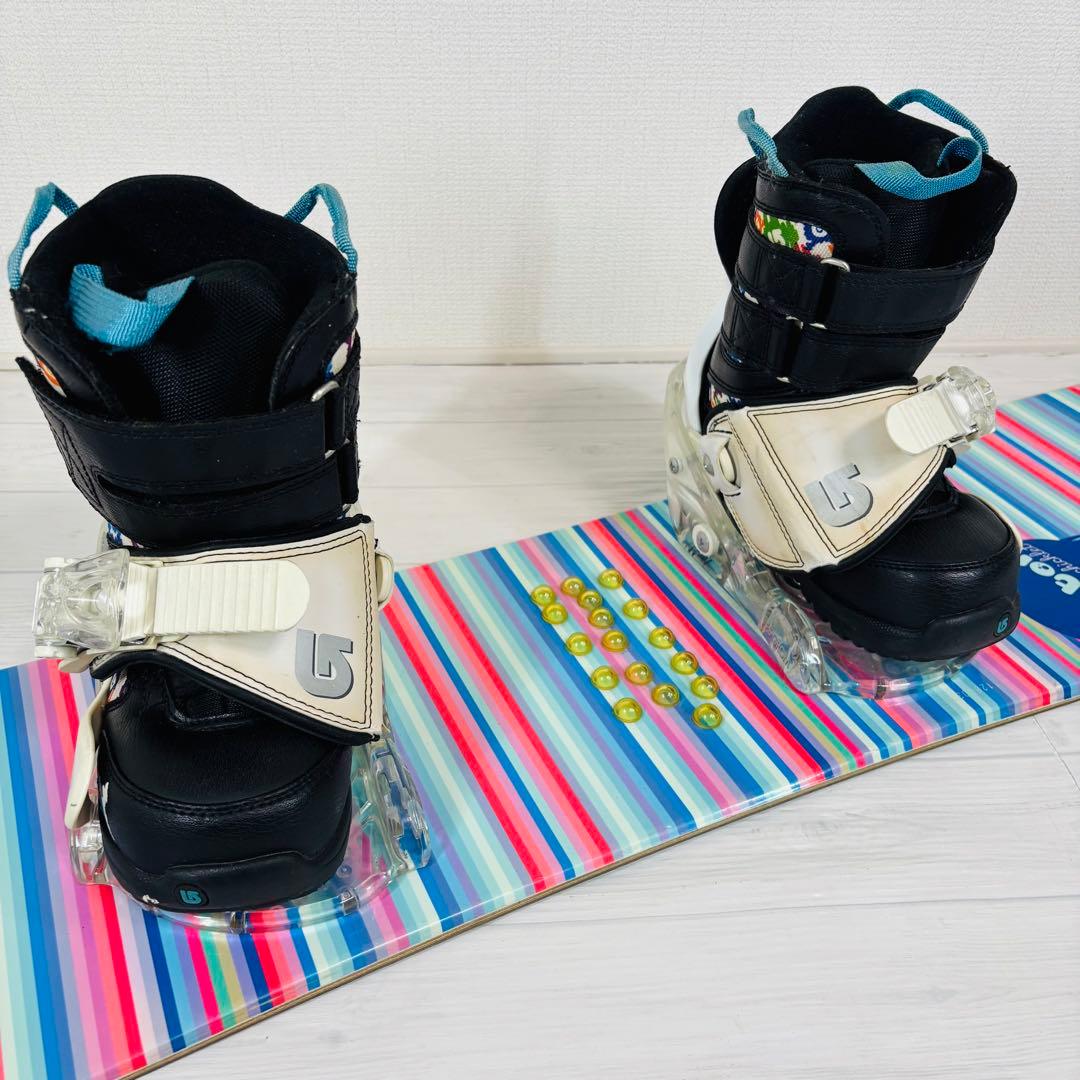 Burton Chicklet 101cm スノーボード キッズ 3点セット - メルカリ