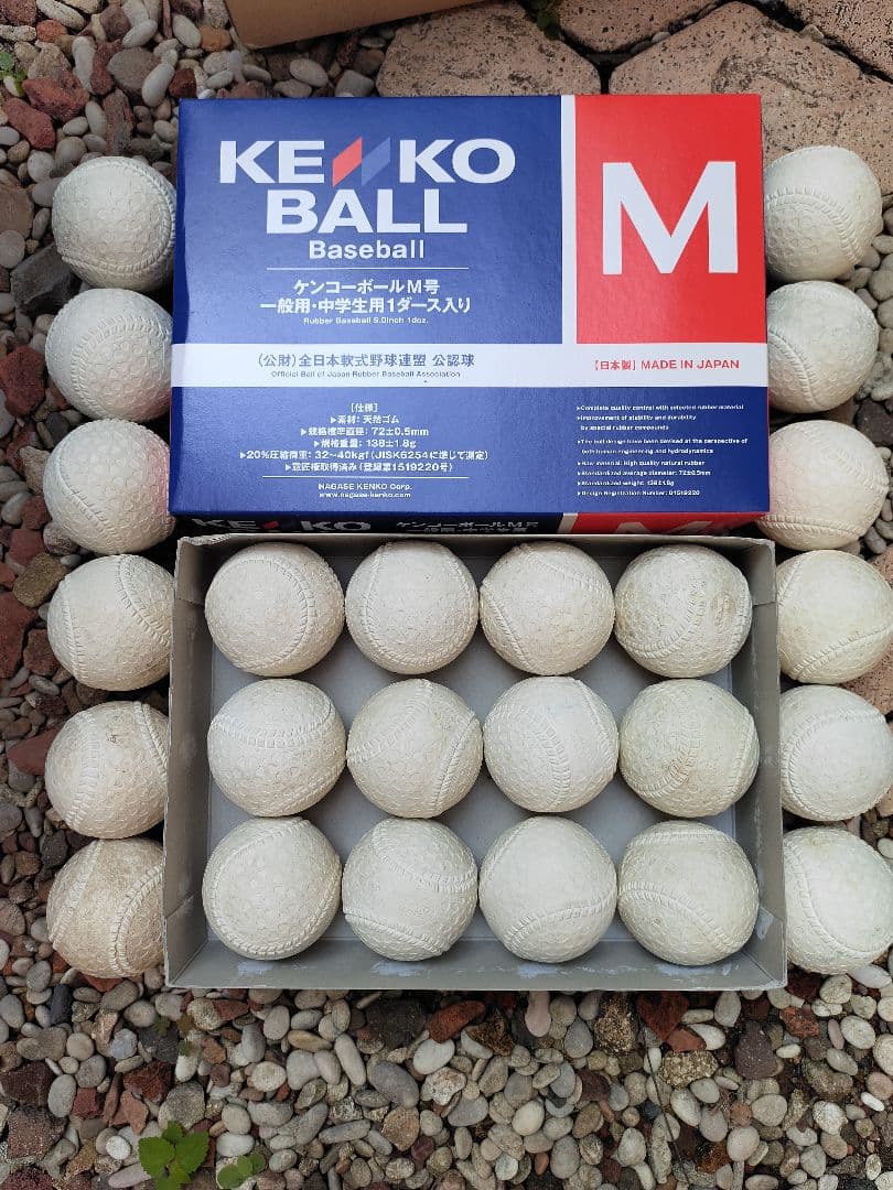 野球 軟式ボール M球 中古 24個だいちゃん】野球 軟式ボール M球 中古 24