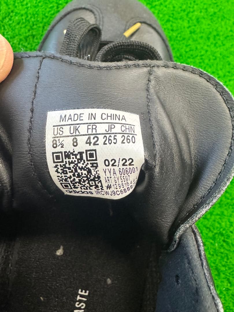 adidas VELDSAMBA 黒/白 シューズ　26.5cm