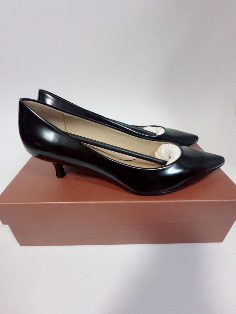 【新品・未使用】COACH ブラック パンプス 23.5cm
