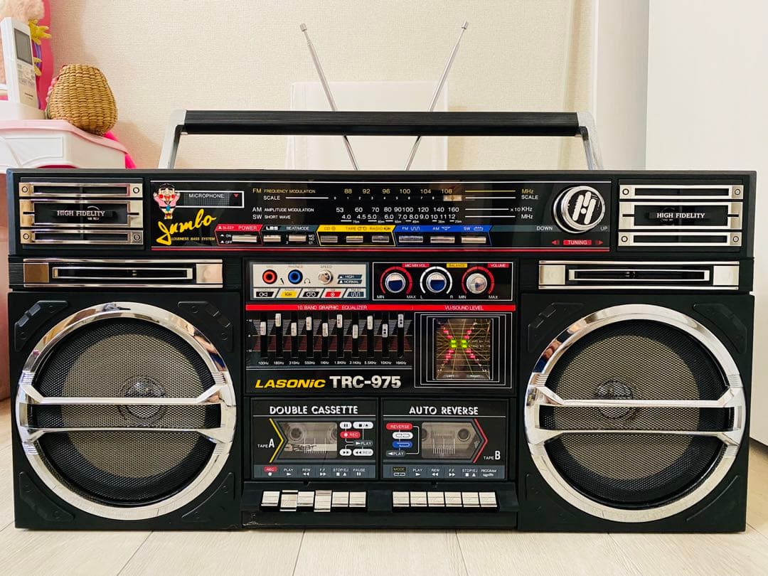 LASONIC TRC 975 JUMBO BOOMBOX ラジカセ レア 希少 - メルカリ