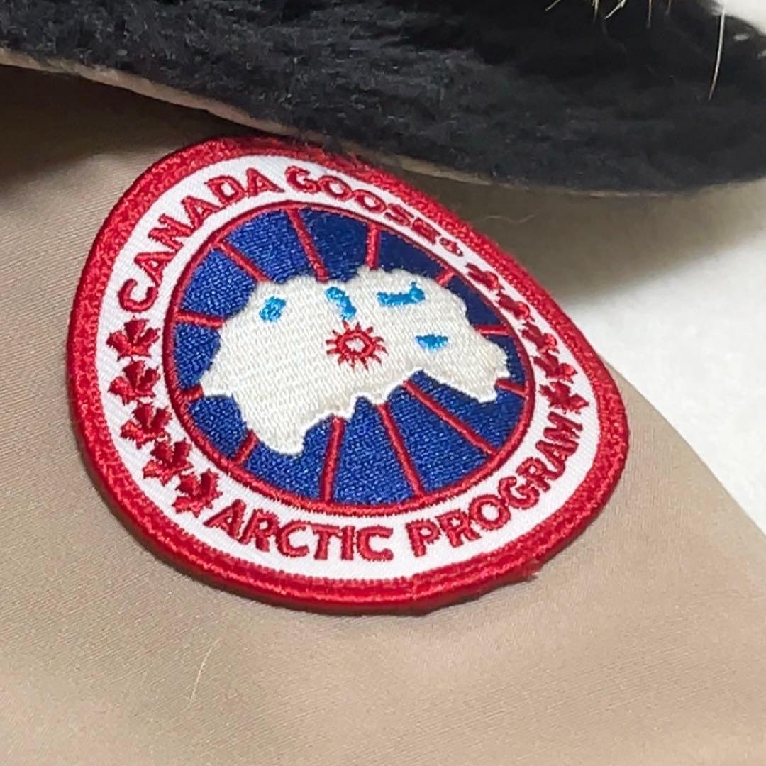 極美品✨ カナダグース ブロンテ ロング ファー ベージュ XS