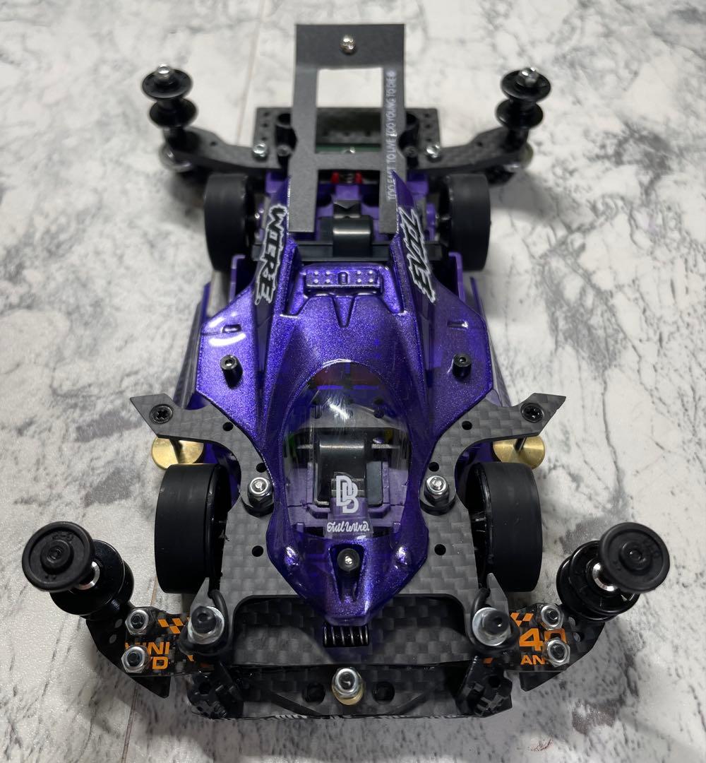 ミニ四駆 MSスギヤマ式フレキ 1軸ATスラダン 1軸アンカー 軽量仕様