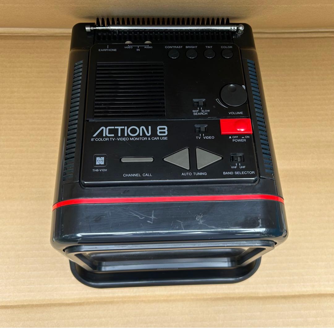 昭和レトロ ナショナル Action8 カラーテレビ TH8-V10V - メルカリ