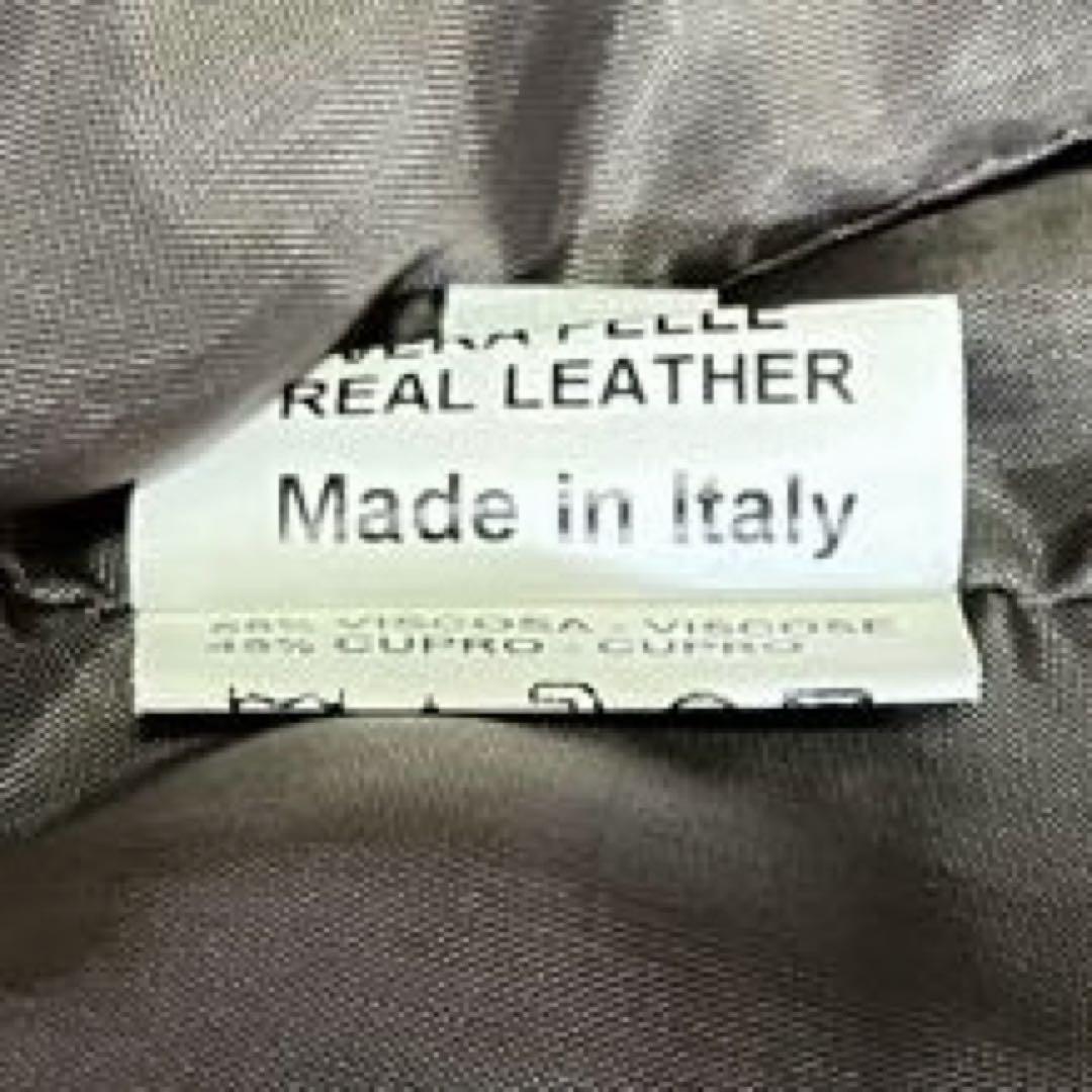 VAZZOLER シングルライダース VERA PELLE レザー イタリア製