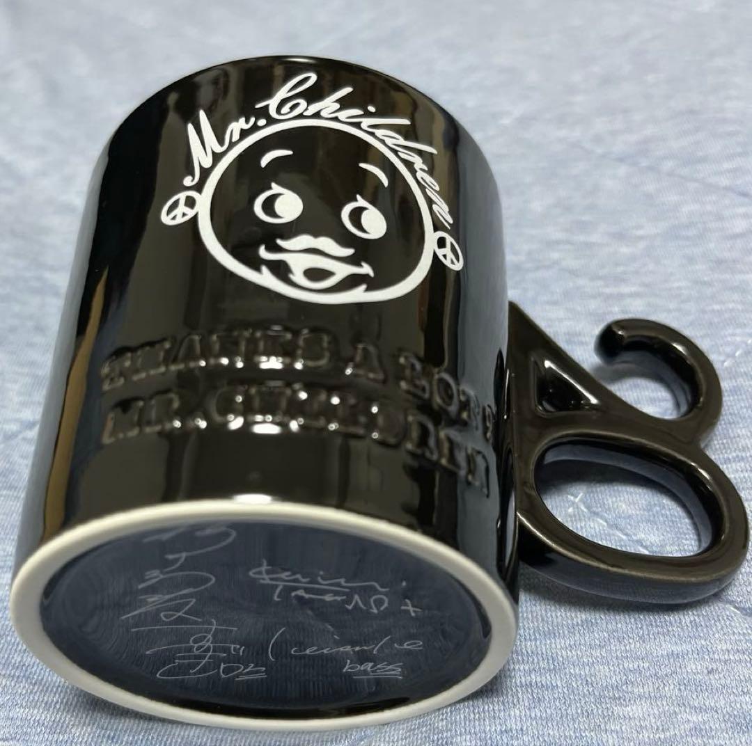 ［非売品］Mr.Childrenファンクラブ20年継続特典マグカップ：白黒セット