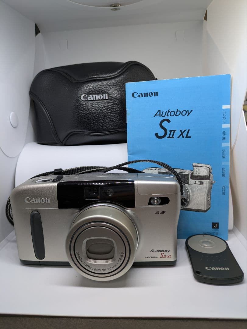 〘美品〙Canon Autoboy SⅡ XL (専用ケース・リモコン・取説付) Yahoo!オークション -「canon autoboy s2」の落札相場・落札価格