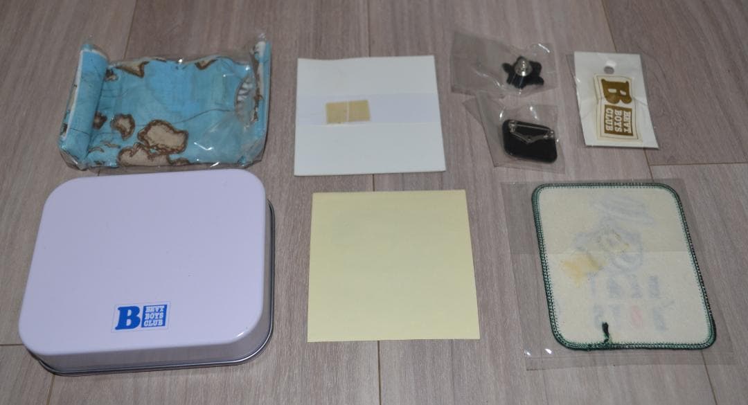 THE ALFEE BEAT BOYS グッズセット（缶、ピンバッジ、ワッペン）