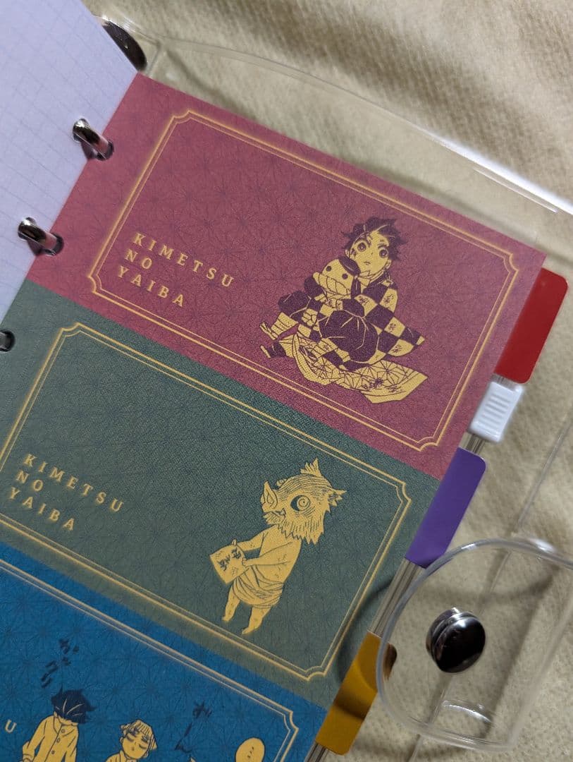 日*1様 鬼滅の刃★スケジュール帳★2022★システム手帳