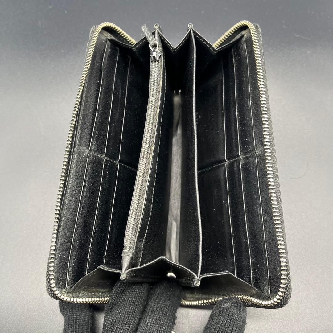 箱付き✨グッチ 長財布 ラウンドファスナー インプリメ メタリックGG柄