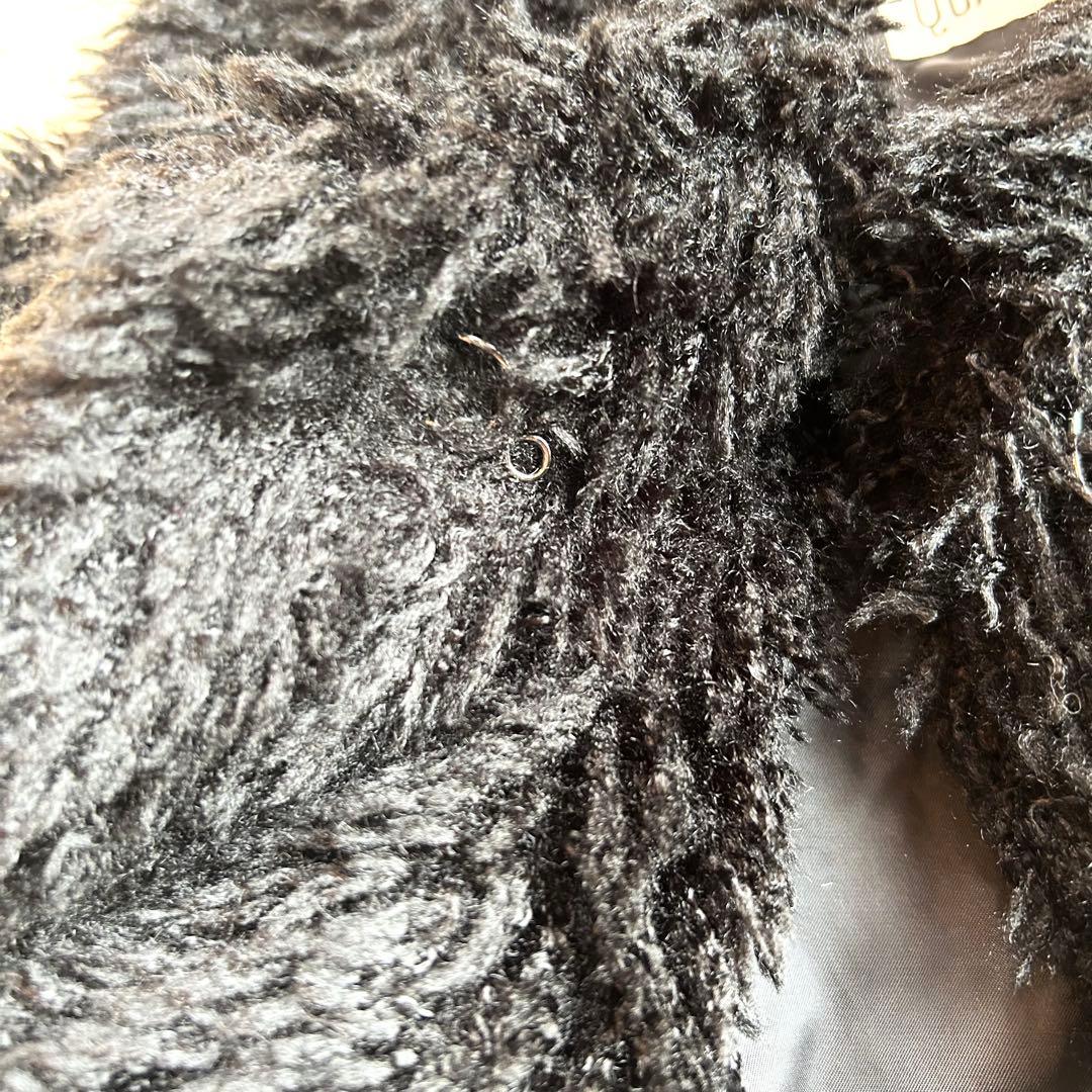 未使用級✨️マリークワント アーカイブ ファー コート ブラック 黒