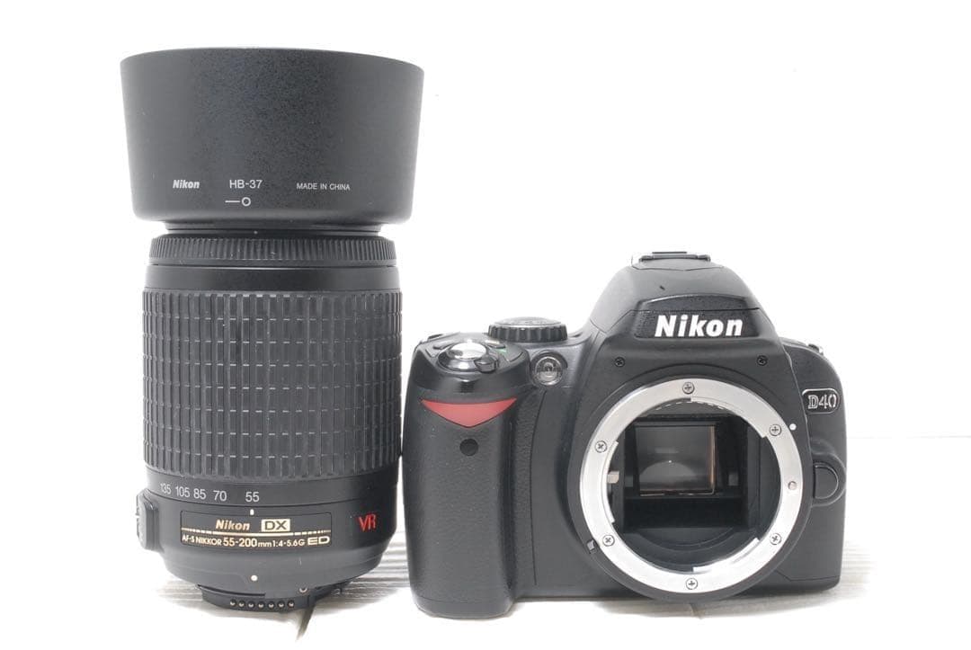 訳あり❤️Nikon D40 望遠レンズセット手ブレ補正付き スマホ転送OK