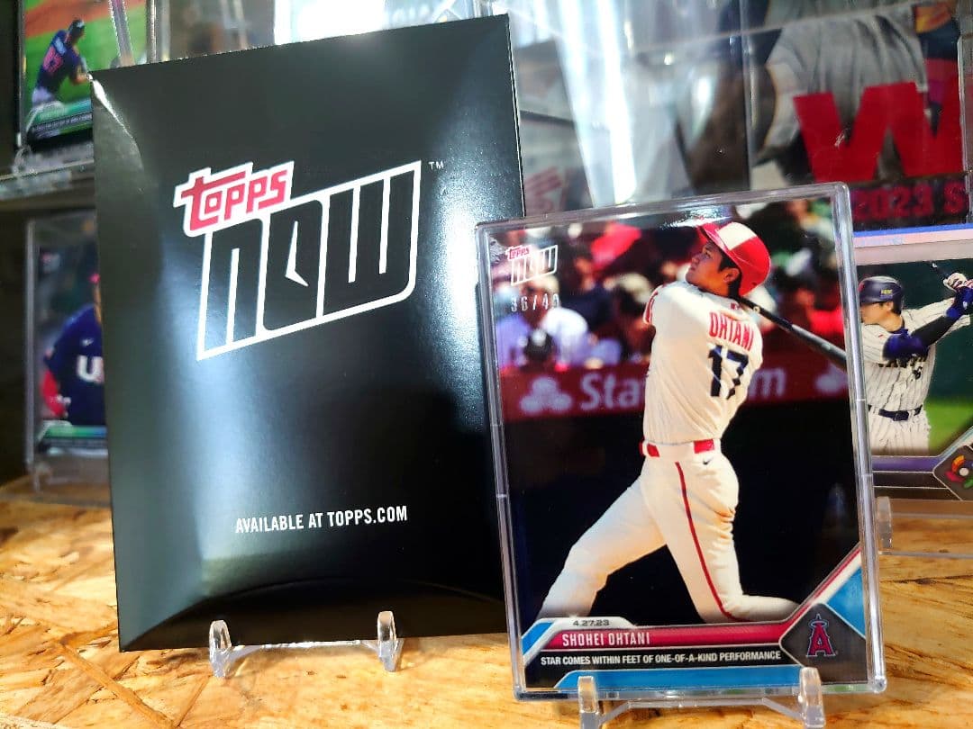 ブルーパラレル】大谷翔平 topps now シティコネクト 二刀流 サイクル