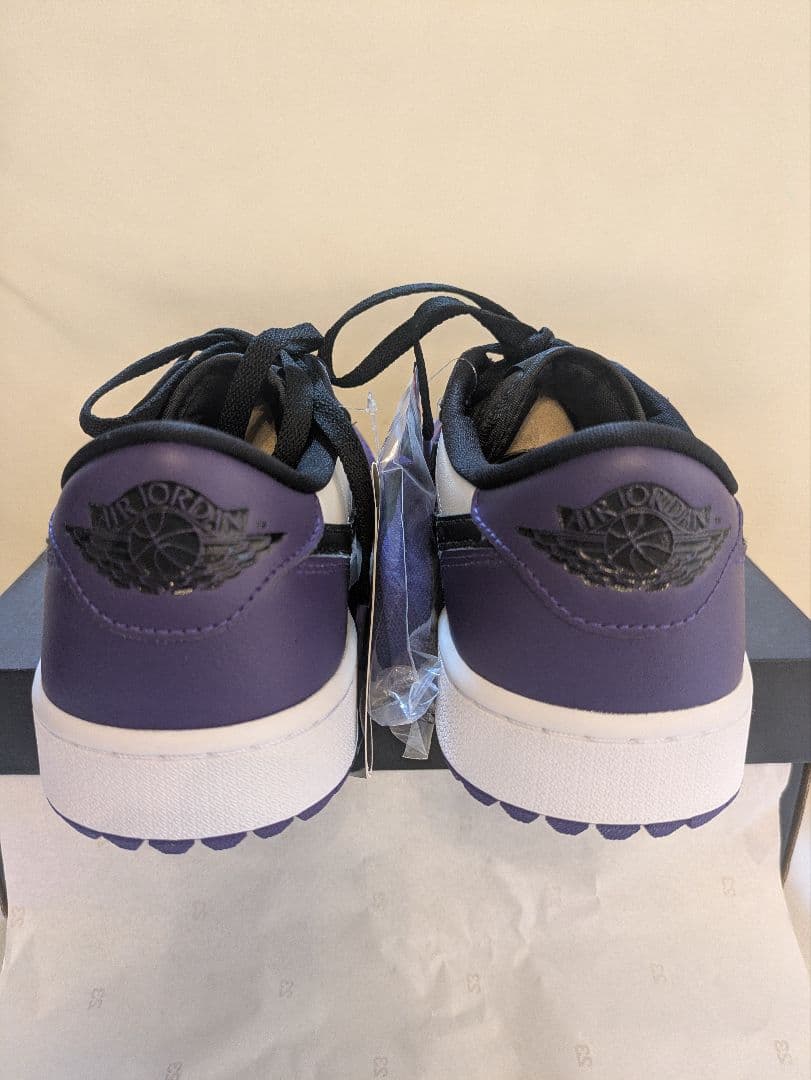 新品★コートパープル★AJ１★ナイキ★ジョーダン★1★ロー★ゴルフ★27.5cm