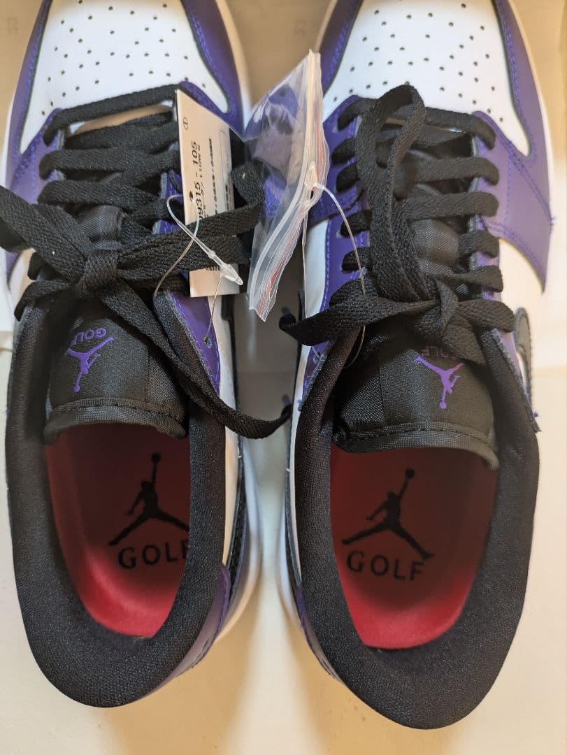 新品★コートパープル★AJ１★ナイキ★ジョーダン★1★ロー★ゴルフ★27.5cm