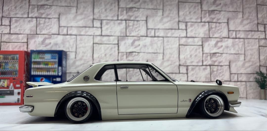 1/18 オートアート　ハコスカ GTR ワタナベ深リムスーパーワイドカスタム