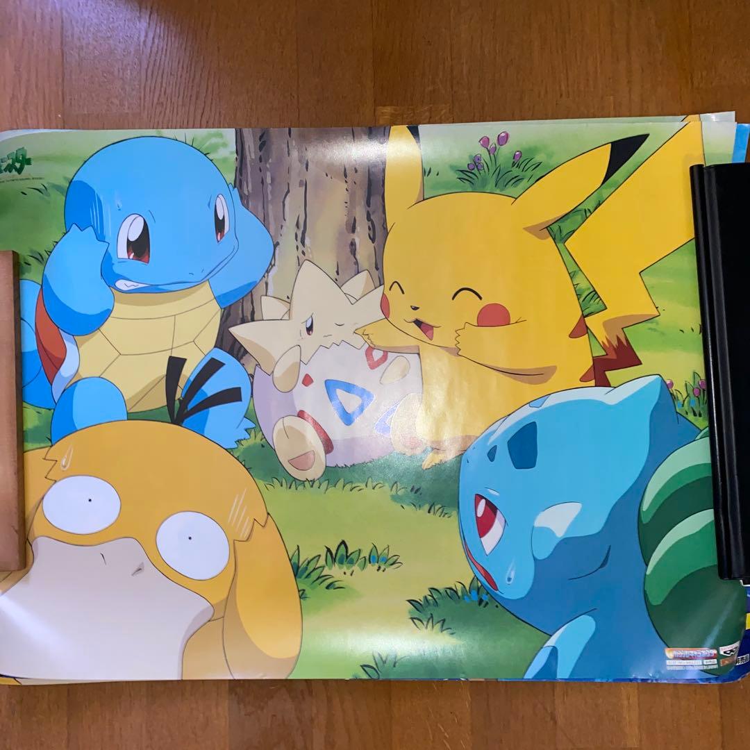 未使用】ポケモン バンプレキャラポスター 当時物 6枚セット 非売品