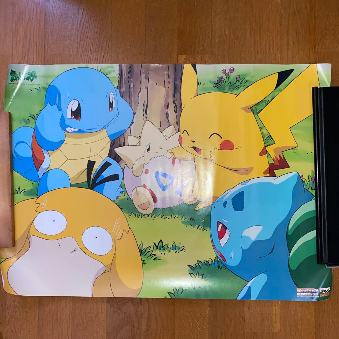 未使用】ポケモン バンプレキャラポスター 当時物 6枚セット 非売品