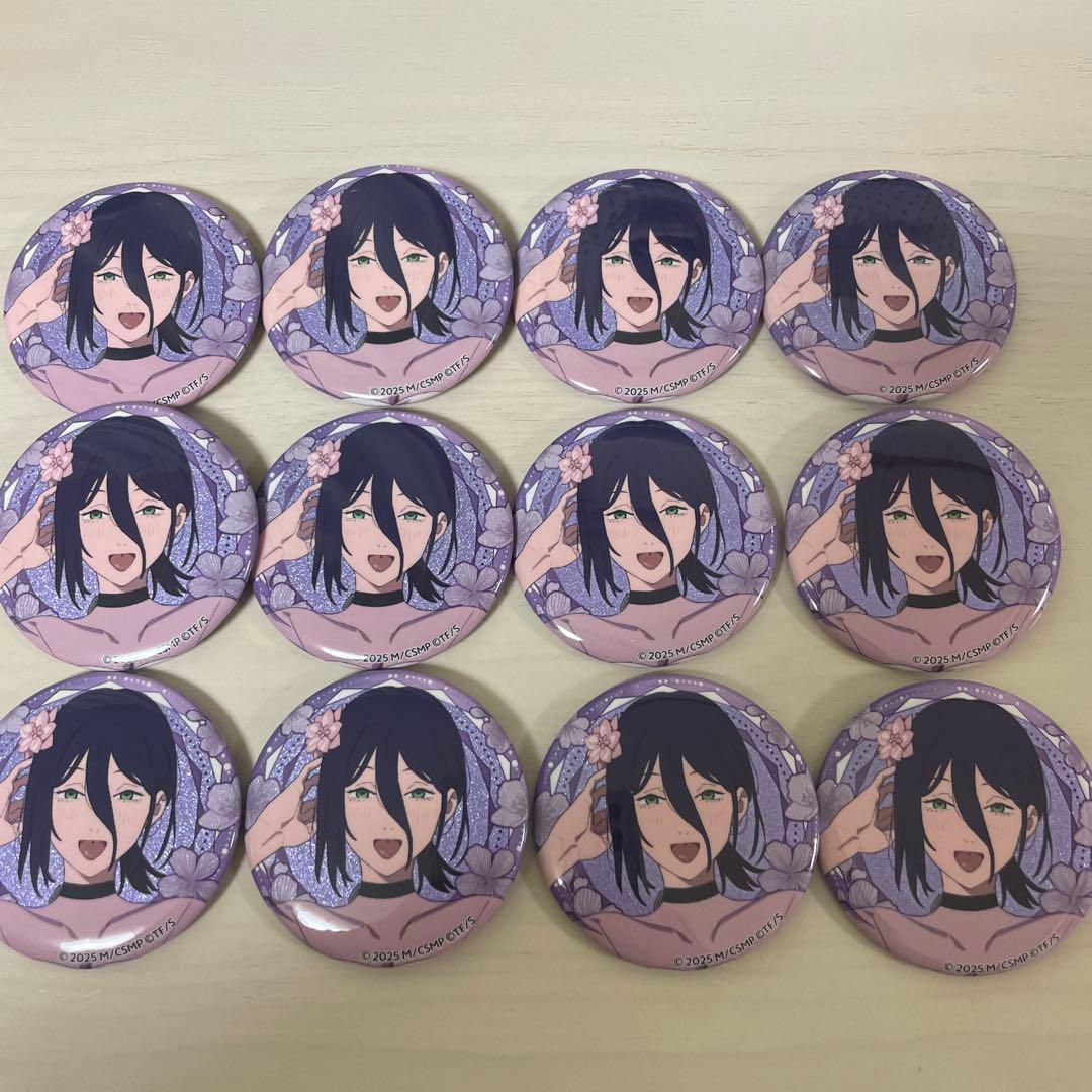 チェンソーマン プリンスホテル レストラン カフェ グリッター缶バッジ