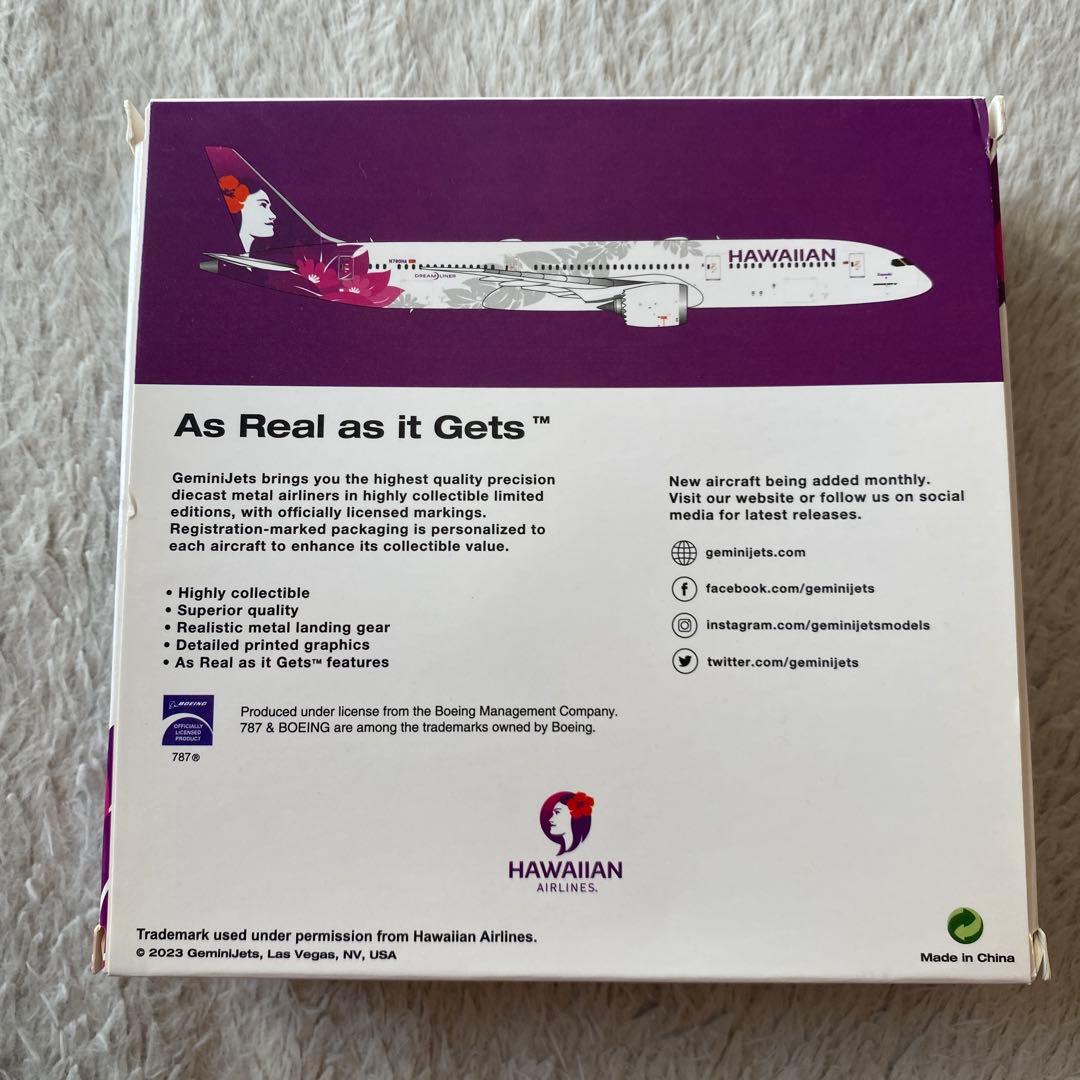 Gemini Jets ハワイアン航空 B787-9 1/400 航空機模型 - メルカリ