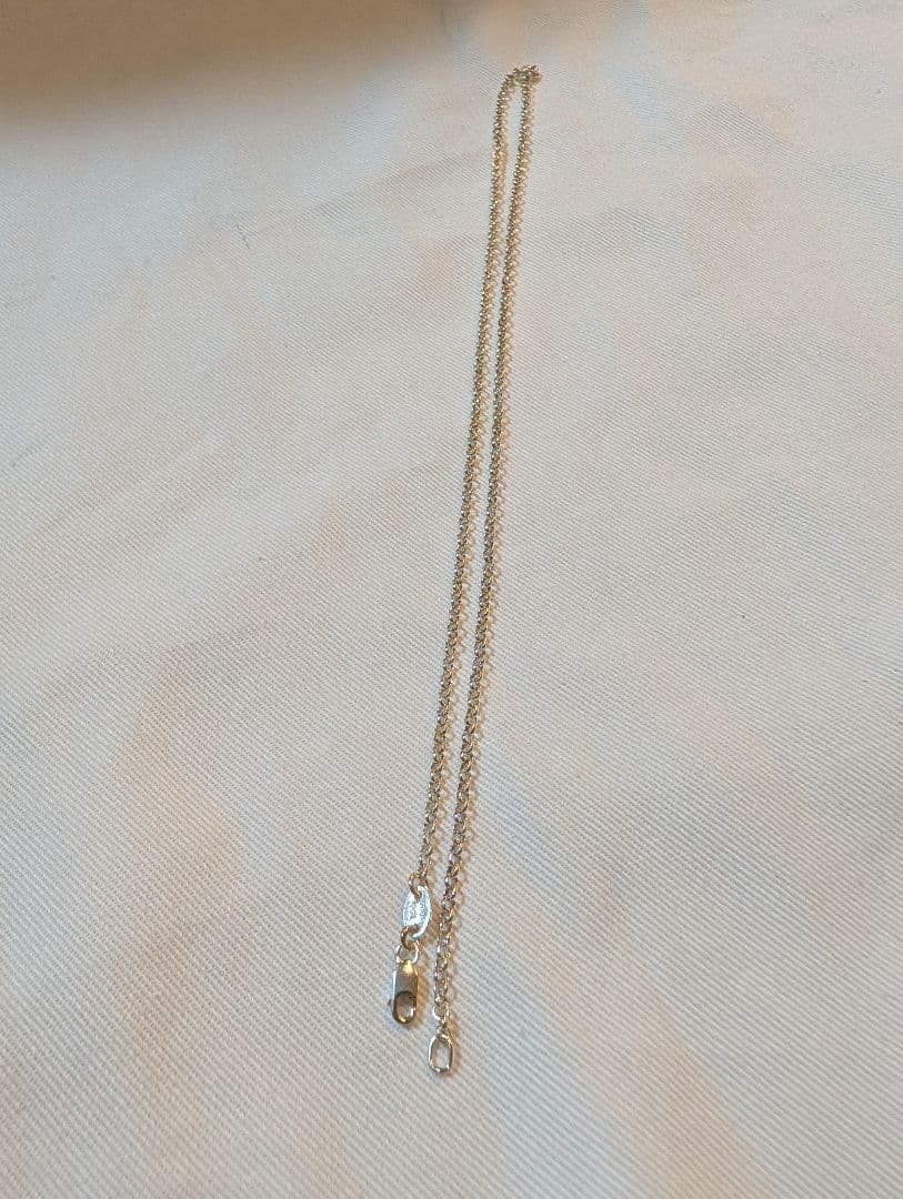 クロムハーツ インヤン チャーム（スモール）＆ ロールチェーン18