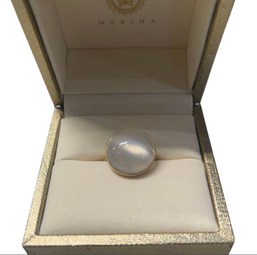 ぴ*ん様 MARIHA Earth Dropsリング ホワイトムーンストーン K - メルカリ