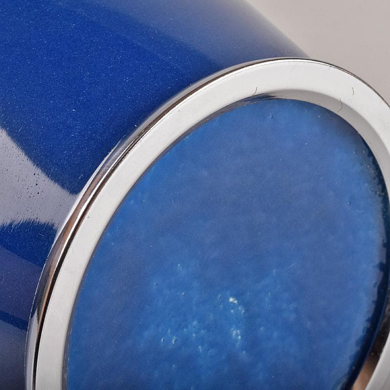 七宝焼 鶴文 花瓶 時代箱付 M R8883B