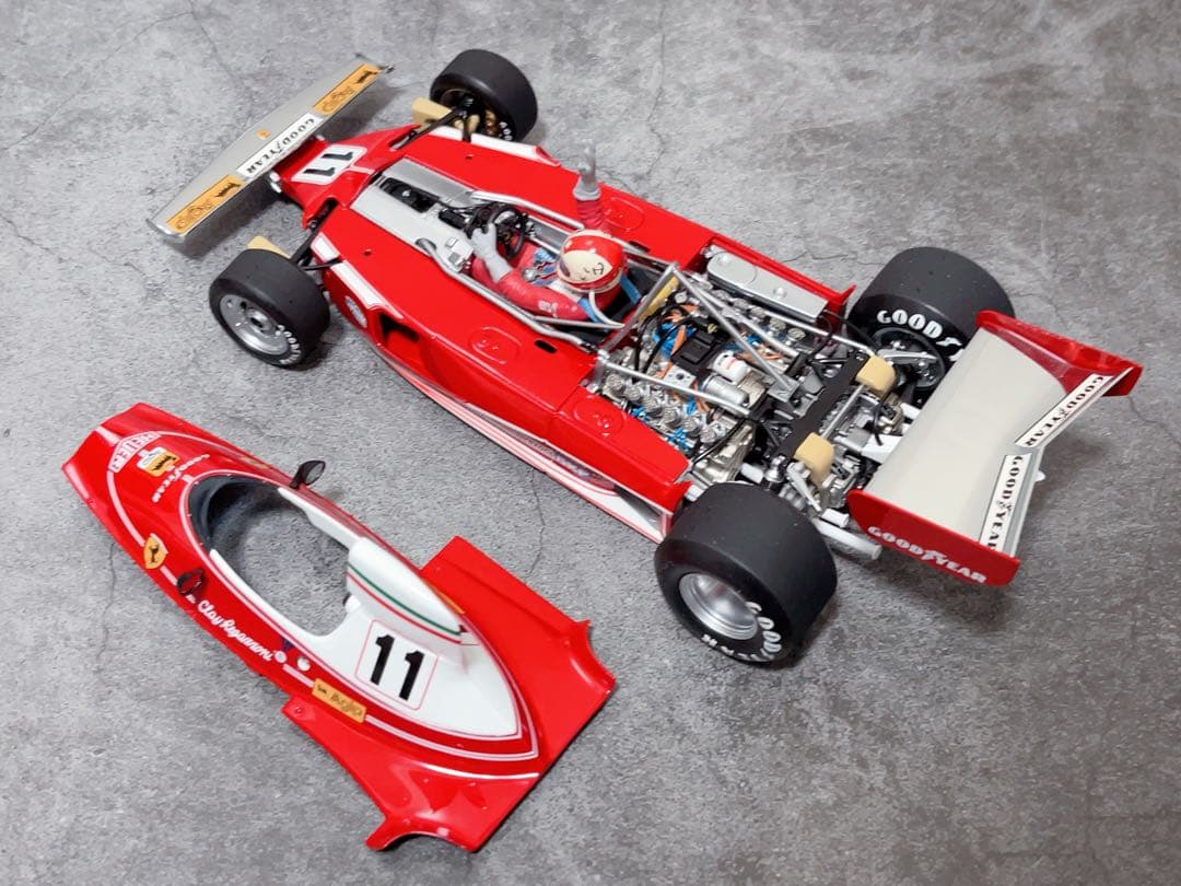 エグゾト 1/18 フェラーリ 312T イタリアGP 優勝　ミニカー