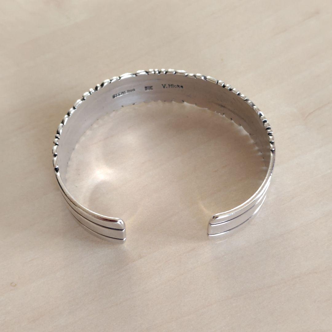 victor hicks ビクターヒックス シルバー 14K バングル ナバホ - メルカリ