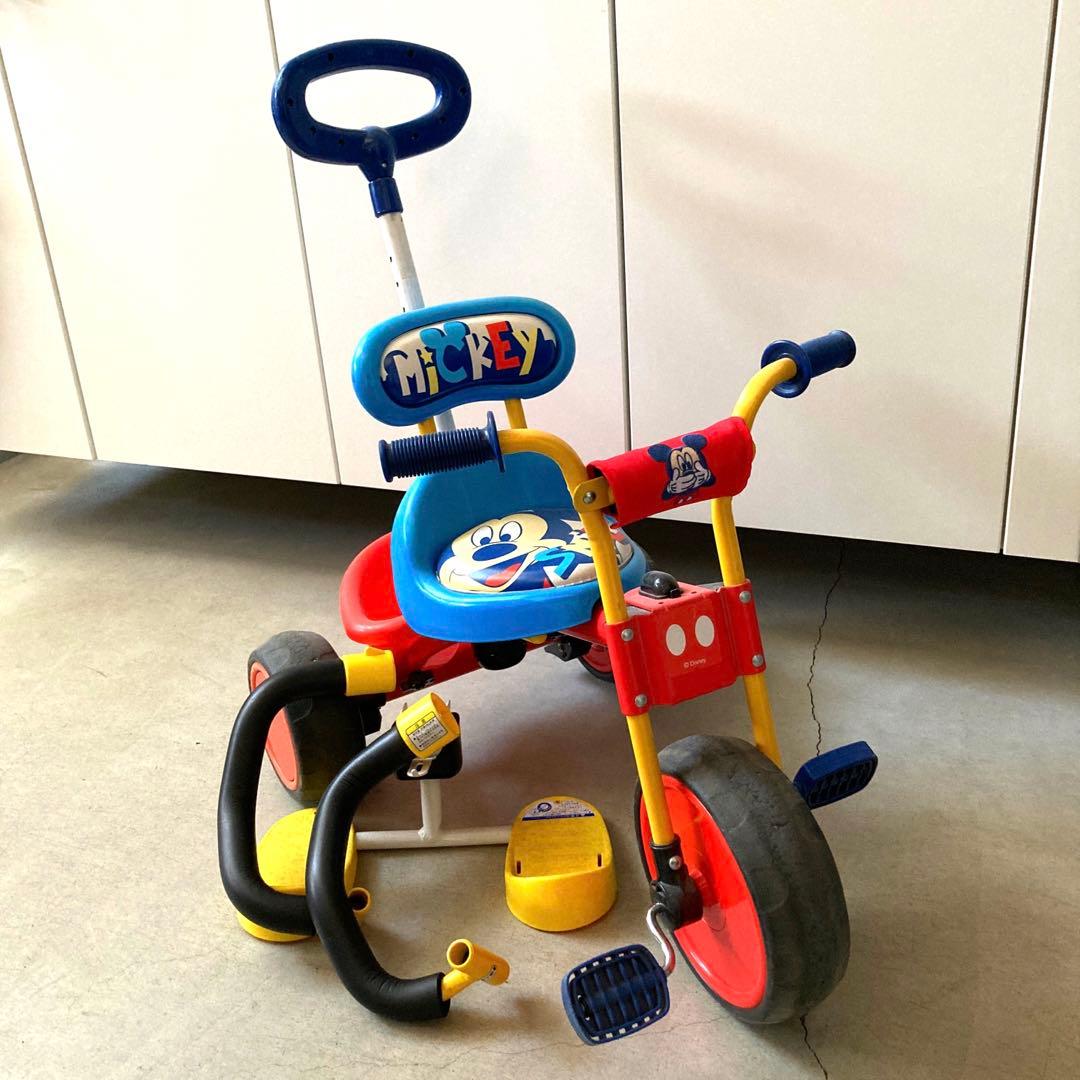 三輪車 かじとりトライク ミッキーマウス - メルカリ