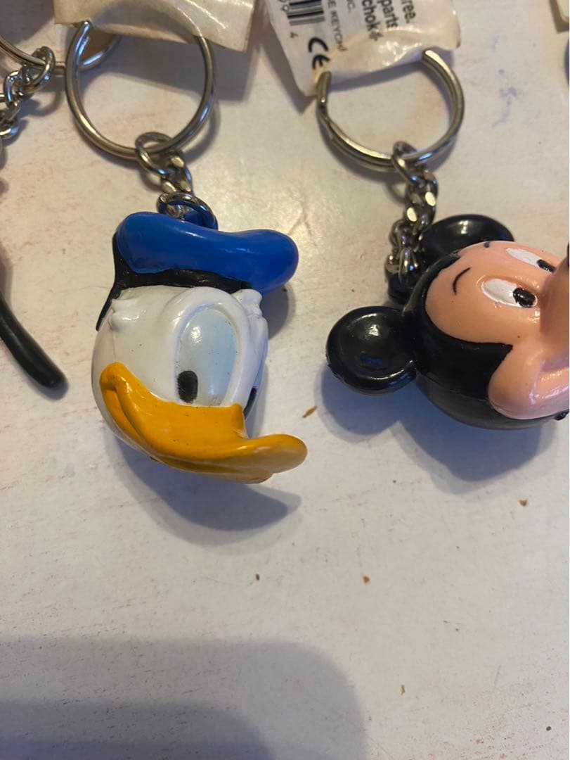 6個セット ディズニー Disney キーホルダー ミッキー ミニー ドナルド